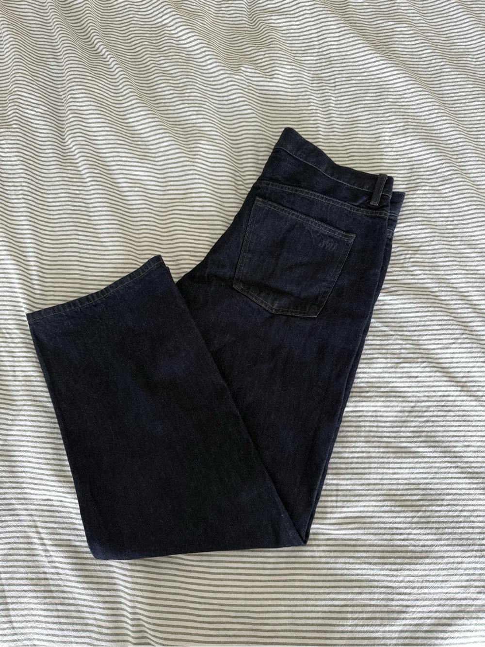 Uniqlo JW Anderson Straight-Leg Dark Indigo Jeans